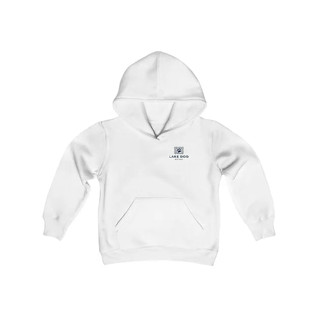 Lake Dog Paw Youth Fleece Hoodie