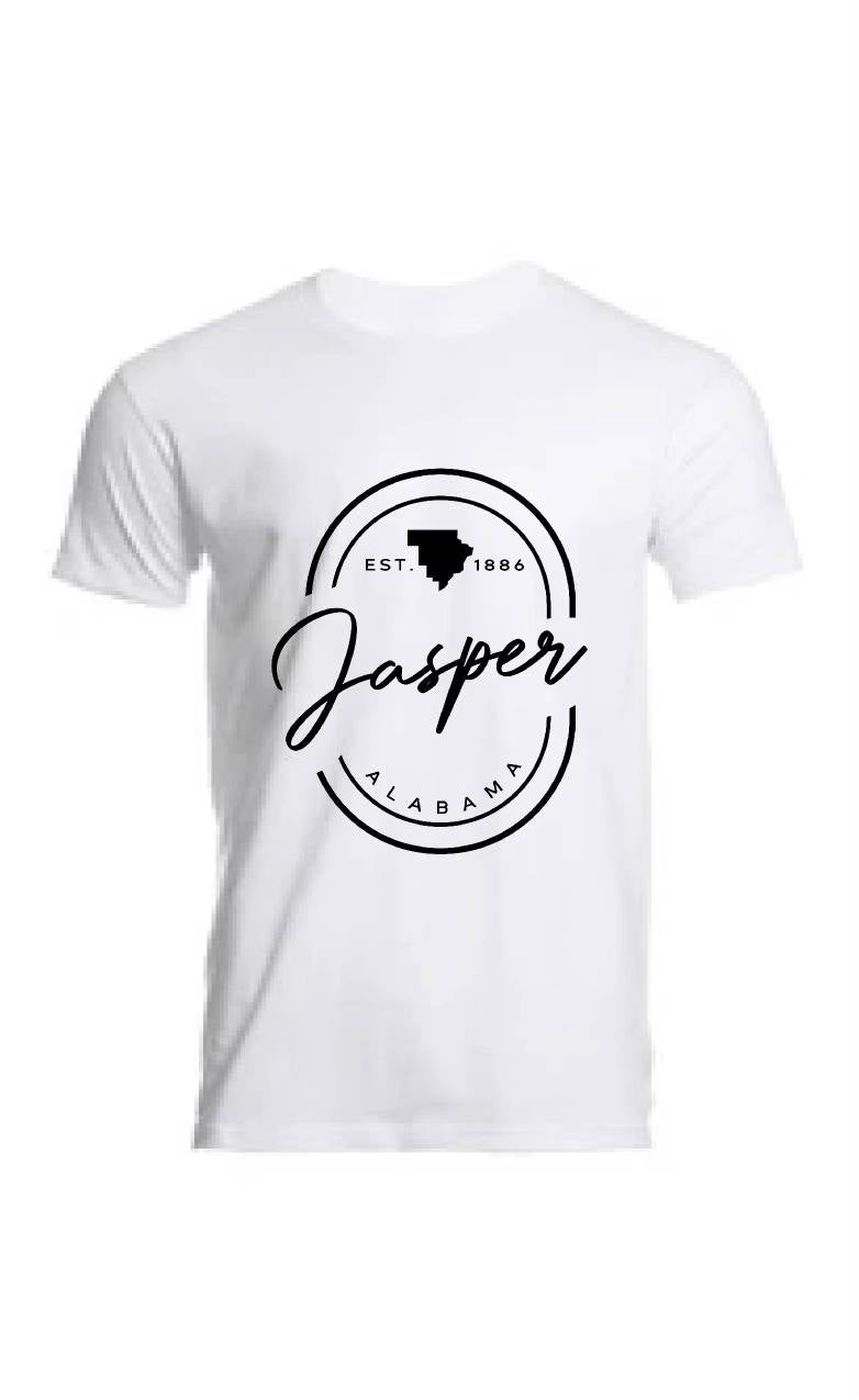 Jasper Alabama Logo Tee – Classic Patch Style