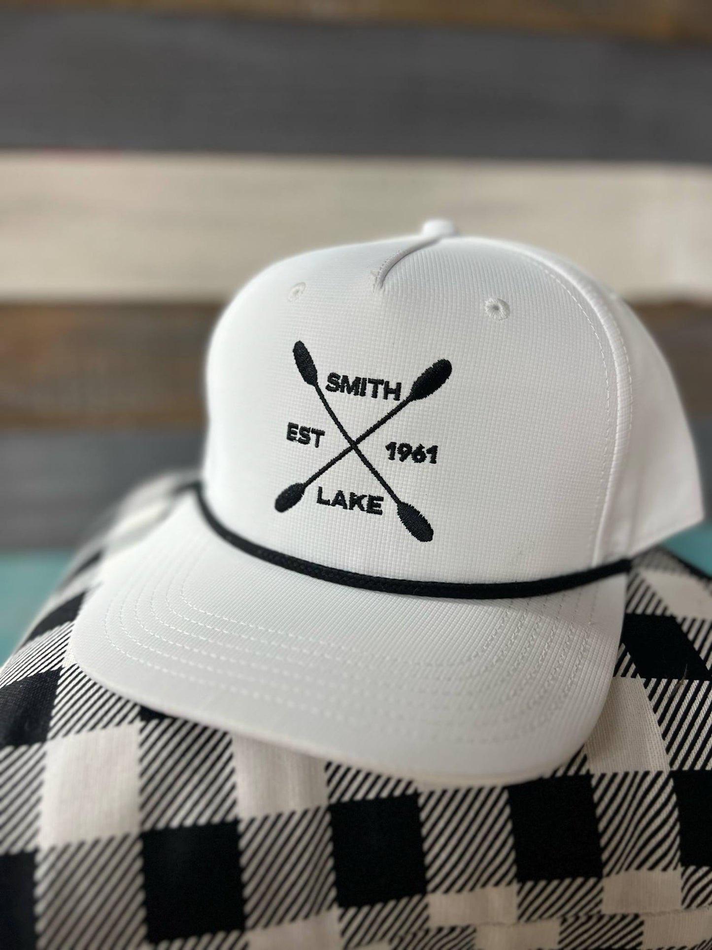 Smith Lake EST 1961 Paddle Hat