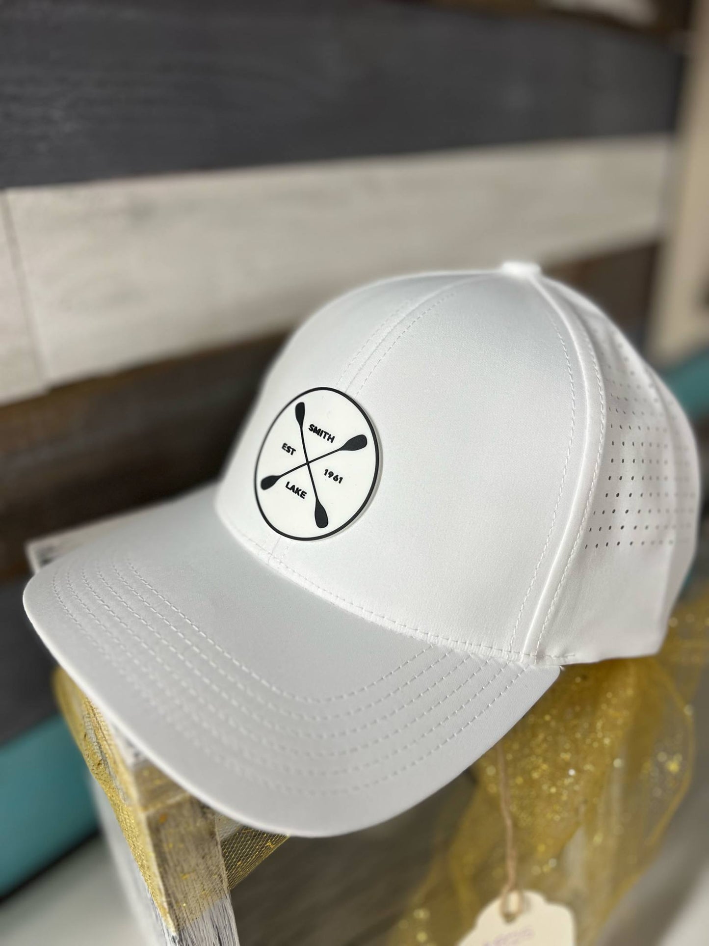 Smith Lake EST 1961 Paddle Patch Hat