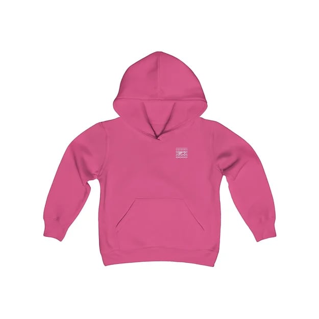 Wakeboard Boat Single Youth Fleece Hoodie
