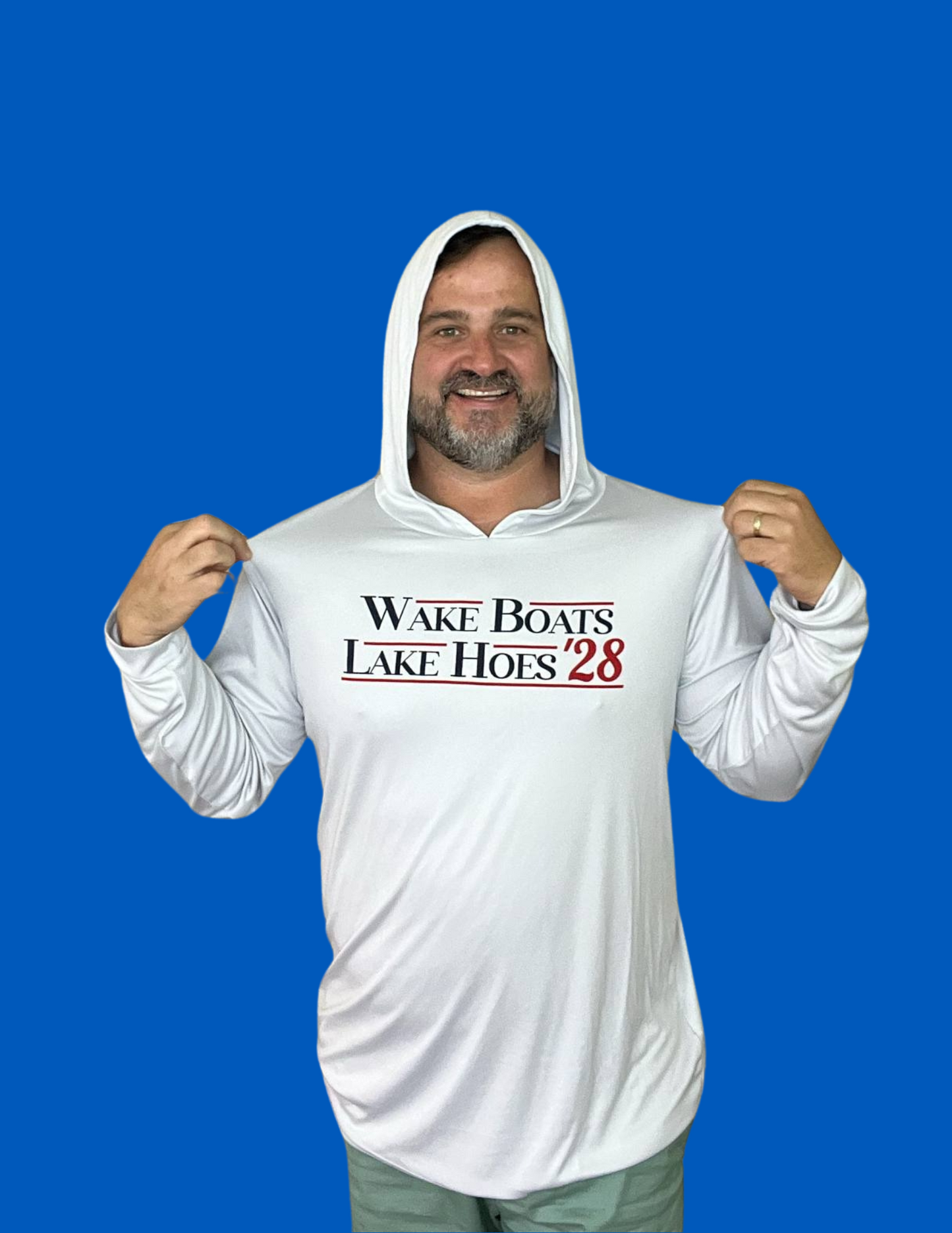 Wake Boats Lake Hoes '28 Lightweight Performance Hoodie