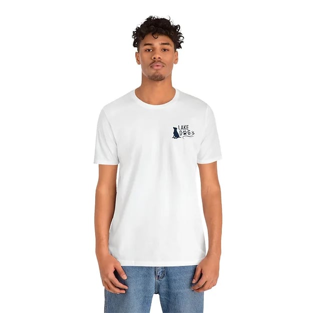 Lake Dog Solid Sit Bella Canvas Tshirt