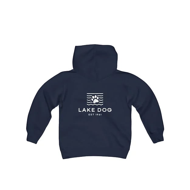 Lake Dog Paw Youth Fleece Hoodie