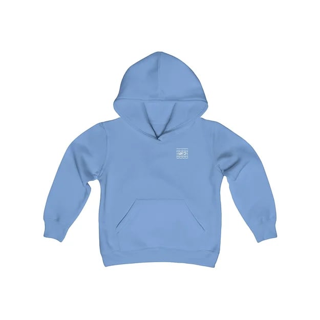 Wakeboard Boat Single Youth Fleece Hoodie