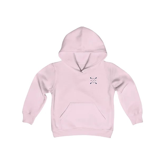 Double Paddle Single Youth Fleece Hoodie