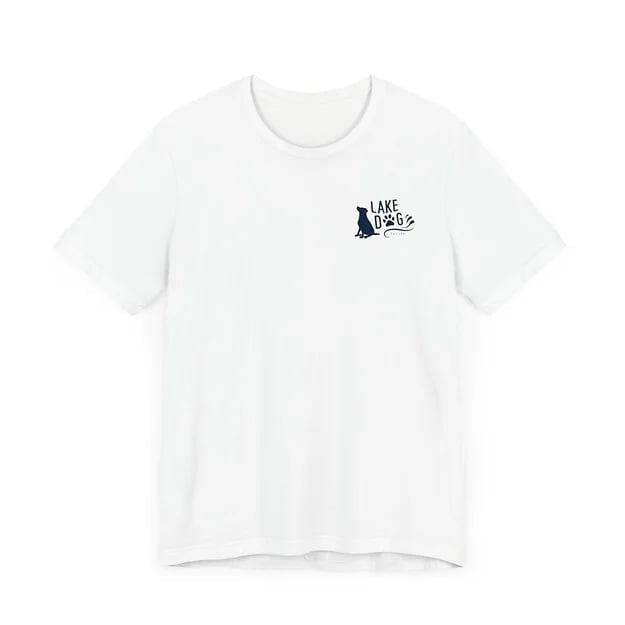 Lake Dog Solid Sit Bella Canvas Tshirt