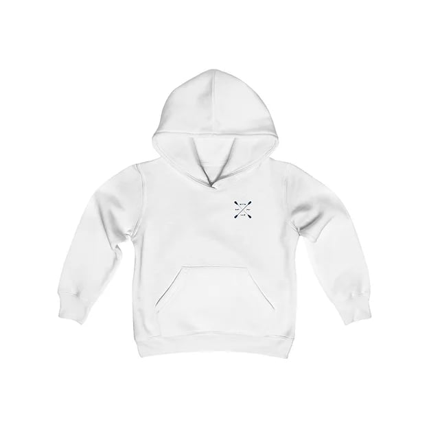 Double Paddle Single Youth Fleece Hoodie