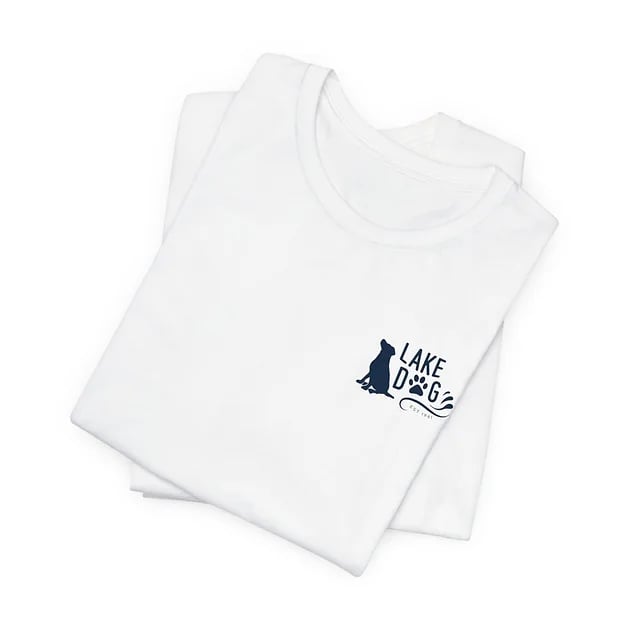 Lake Dog Solid Sit Bella Canvas Tshirt