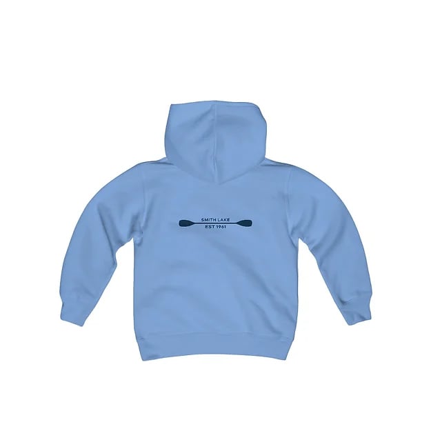 Double Paddle Single Youth Fleece Hoodie
