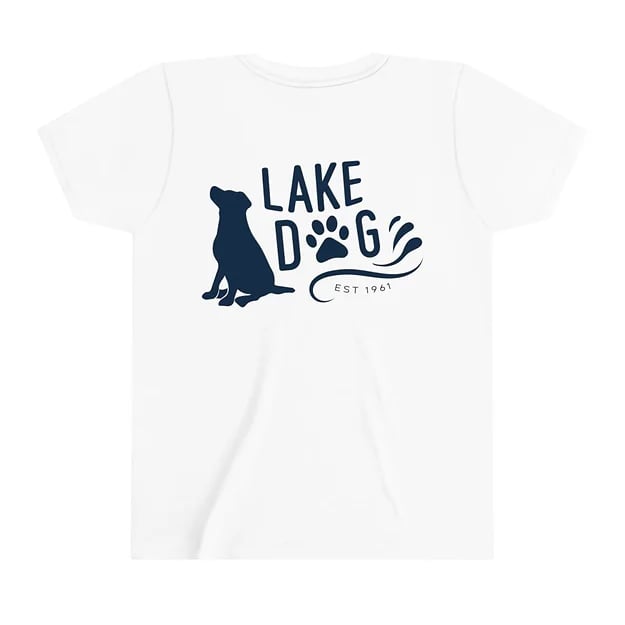 Lake Dog Solid Sit Bella Canvas Youth Short Sleeve Tee