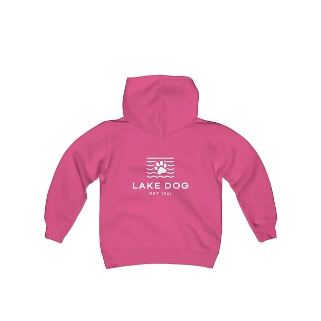 Lake Dog Paw Youth Fleece Hoodie