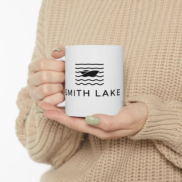 Smith Lake Ceramic Mug 11oz