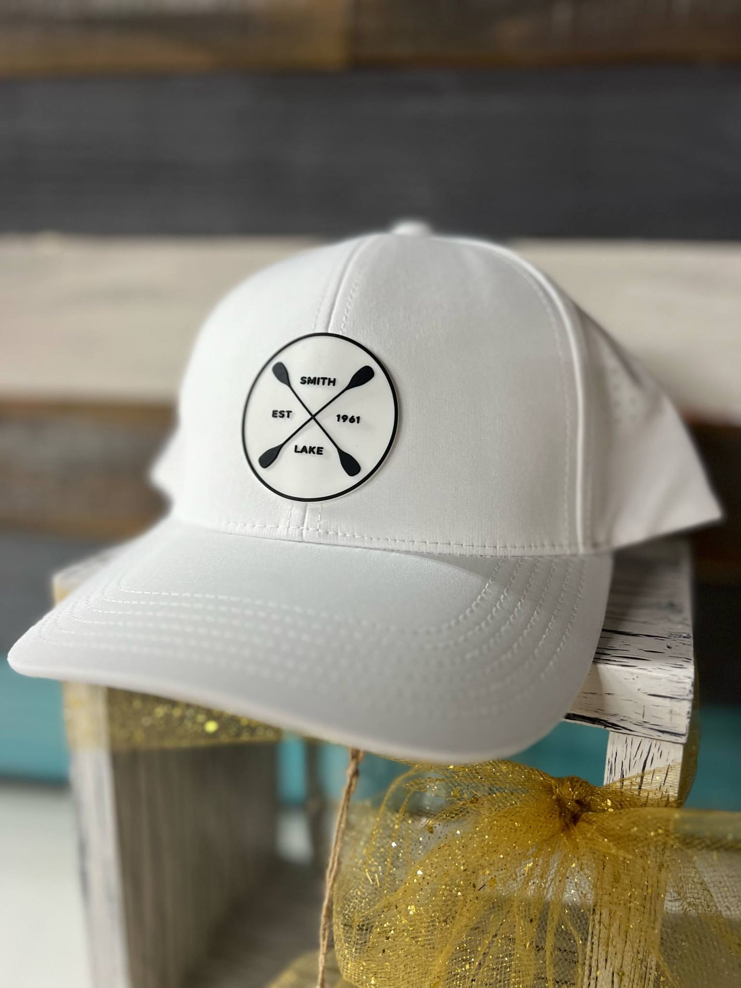 Smith Lake EST 1961 Paddle Patch Hat