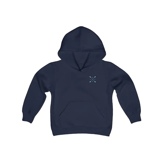 Double Paddle Single Youth Fleece Hoodie