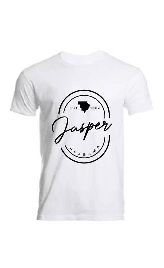 Jasper Alabama Logo Tee – Classic Patch Style