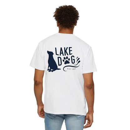 Lake Dog Solid Sit Comfort Colors T-shirt