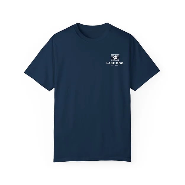 Lake Dog Paw Comfort Colors T-shirt