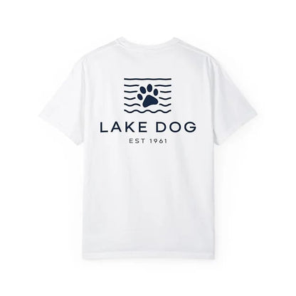 Lake Dog Paw Comfort Colors T-shirt