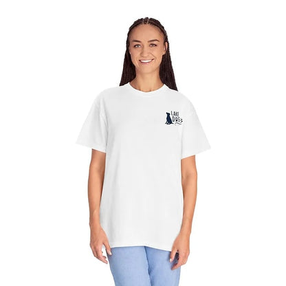 Lake Dog Solid Sit Comfort Colors T-shirt
