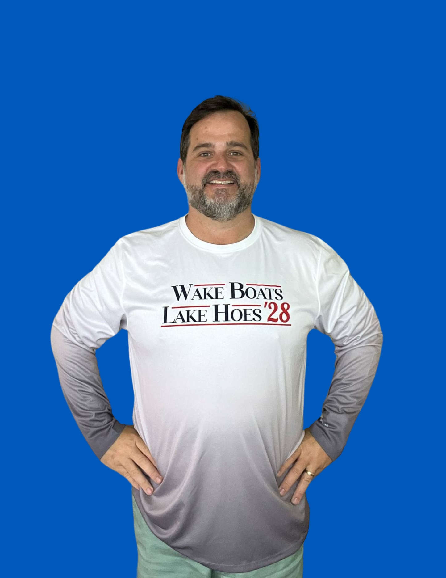 Wake Boats & Lake Hoes ’28 – Performance Long Sleeve