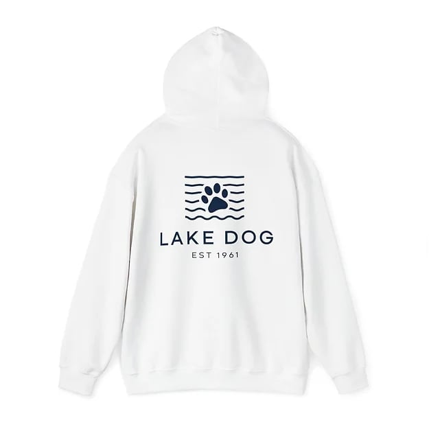 Lake Dog Paw Hoodie Sweatshirt