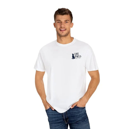 Lake Dog Solid Sit Comfort Colors T-shirt