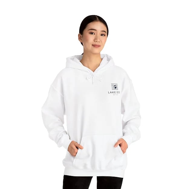 Lake Dog Paw Hoodie Sweatshirt