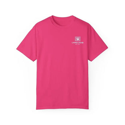 Lake Dog Paw Comfort Colors T-shirt