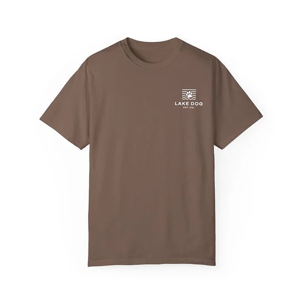 Lake Dog Paw Comfort Colors T-shirt
