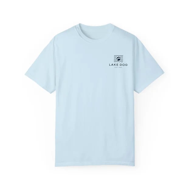 Lake Dog Paw Comfort Colors T-shirt