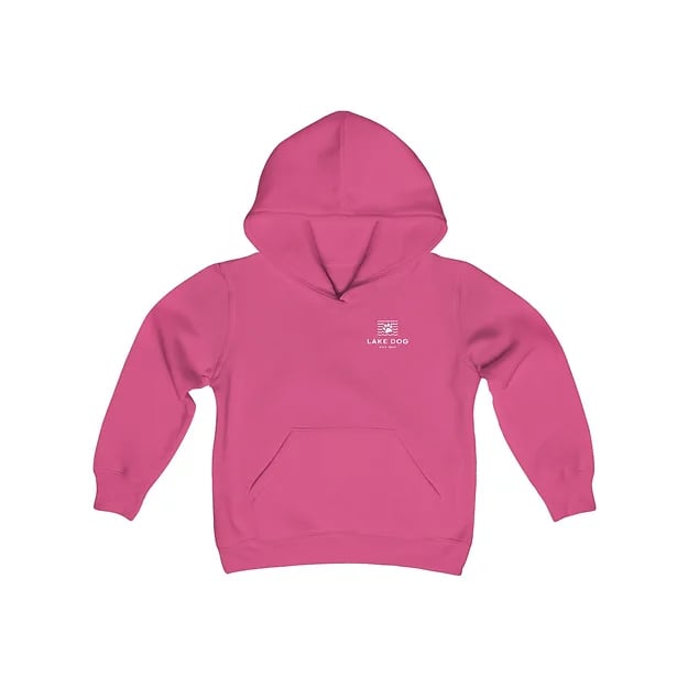 Lake Dog Paw Youth Fleece Hoodie