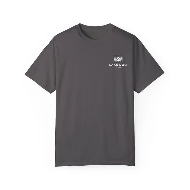 Lake Dog Paw Comfort Colors T-shirt