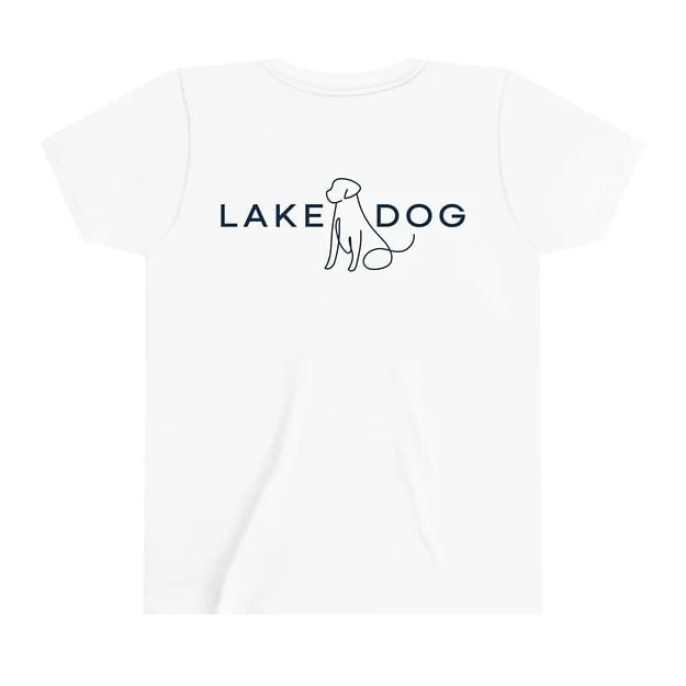 Lake Dog Sit Bella Canvas Youth Short Sleeve Tee
