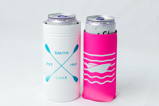 Smith Lake Slim Insulated Koozies